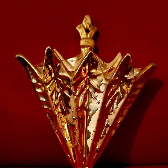 1948 McCoy 24kt Gold Umbrella Wallpocket